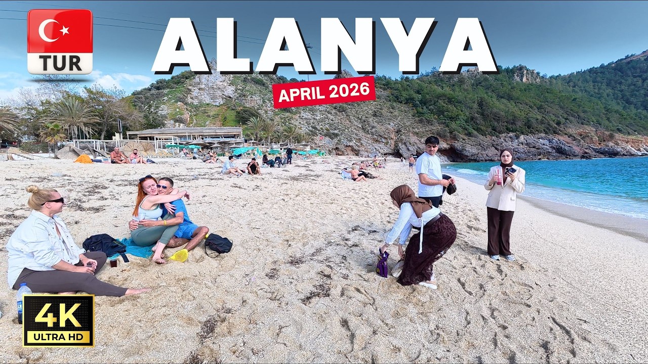 Alanya in One Day | Cleopatra Beach, Cable Car, Damlatas | Antalya Turkiye | April 2026 [4K HD]