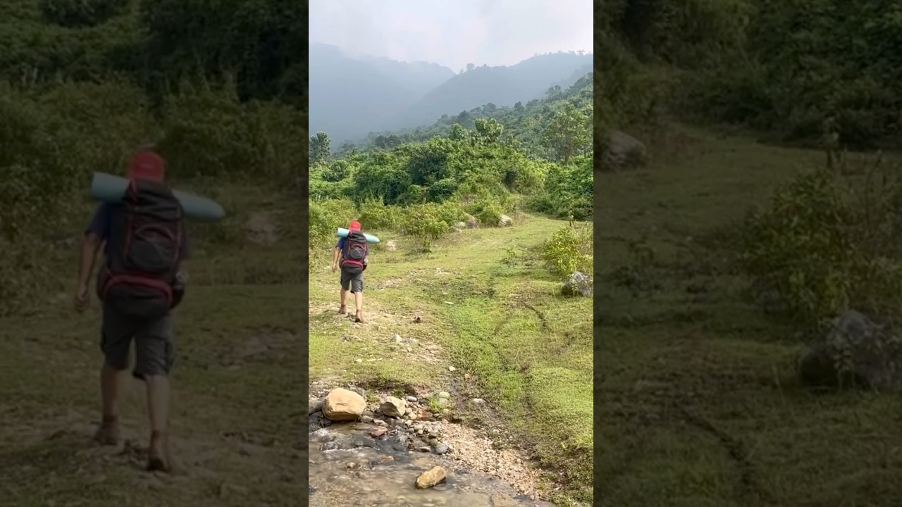 Trekking to the mountains #hiking #arijitsingh #camping #nature #trekking