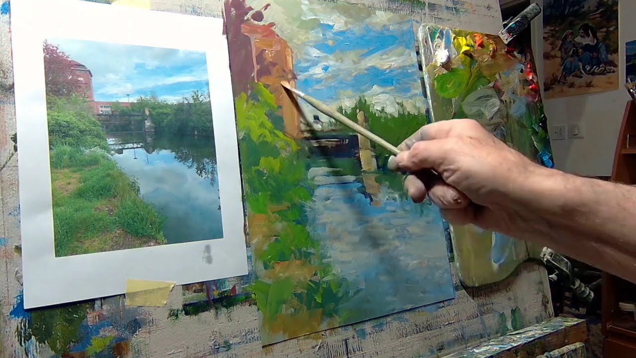 Christian Arnould /démo Oil painting