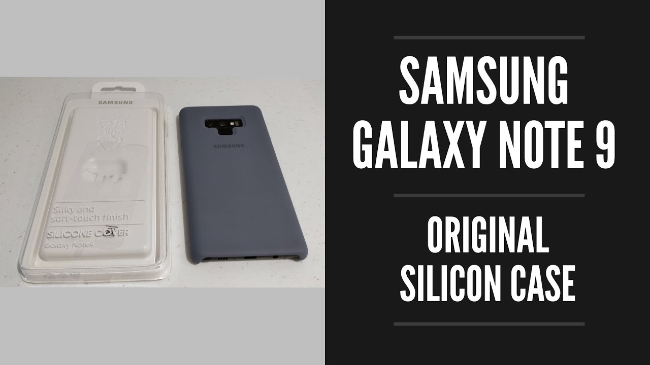 Official Samsung Galaxy Note9 Silicon Cover Unboxing and Review