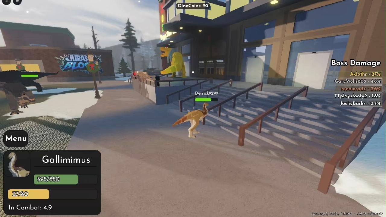 Jurassic Blocky In Roblox Part 1