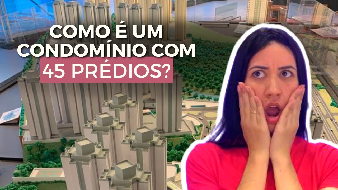 MEGA CONDOMÍNIO COM 45 PRÉDIOS | Maquete do Residencial Parque Firenze em Embu das Artes