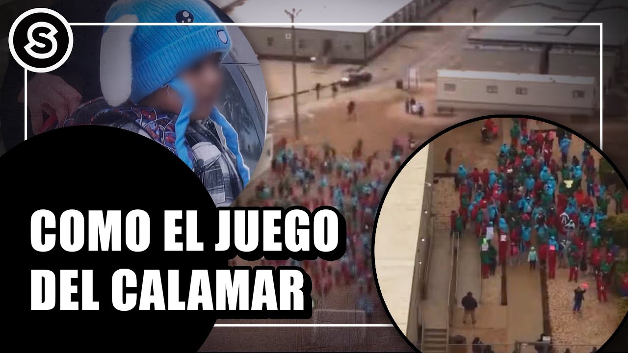 COMO EL JUEGO DEL CALAMAR: ASÍ TIENEN A MIGRANTES DETENIDOS | Reportaje