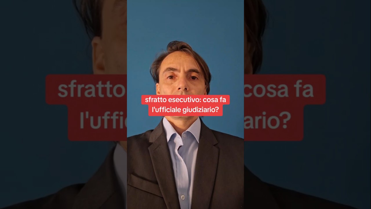 sfratto esecutivo: cosa fa l'ufficiale giudiziario? #affitto #ufficiale #sfratto