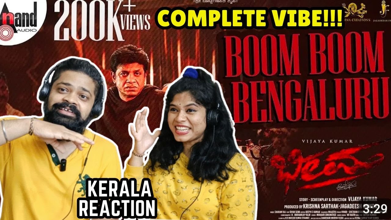 Boom Boom Bengaluru REACTION | Bheema | Vijay Kumar | Charan Raj | Krishna Sarthak | Jagadeesh Gowda