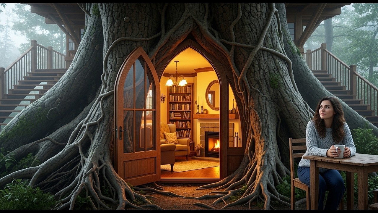 You Won't Believe How EASY it is to Build a Tree Stump House