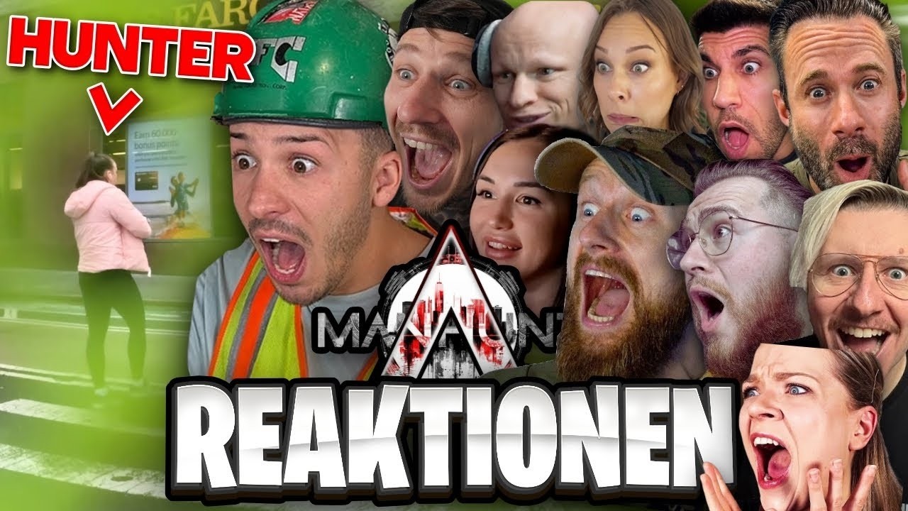 ALLE REAKTIONEN auf ETTE l&auml;uft an HUNTER vorbei 😱🤯 MANHUNT New York - Folge 7