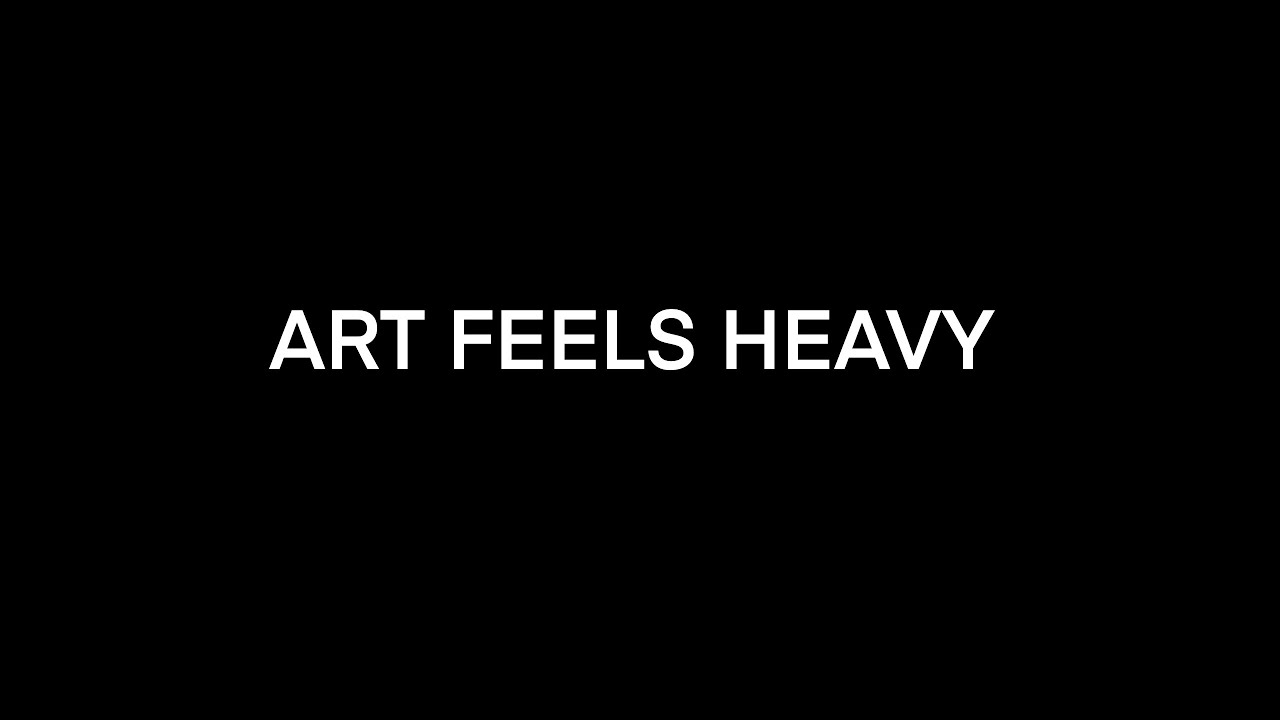 When Art Stops Being Fun