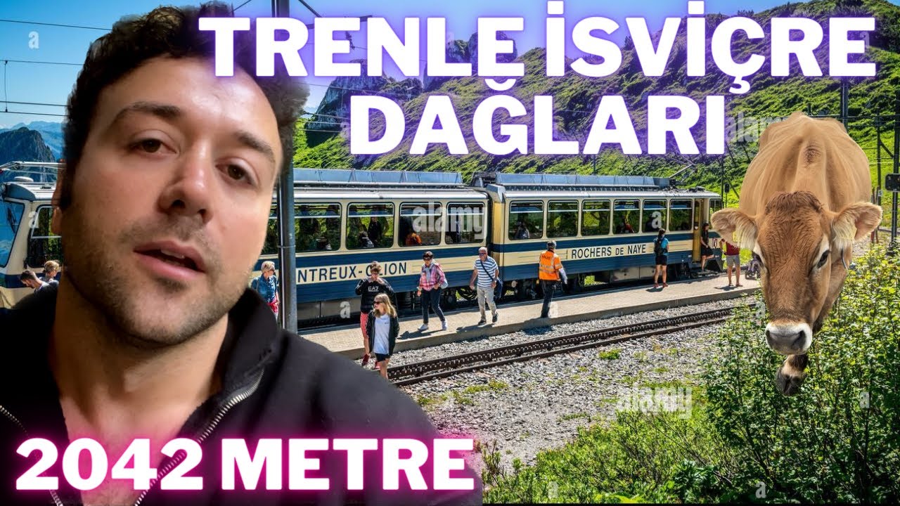 Burda HER YERE TREN var! | 4K #isviçre #avrupa #gezi