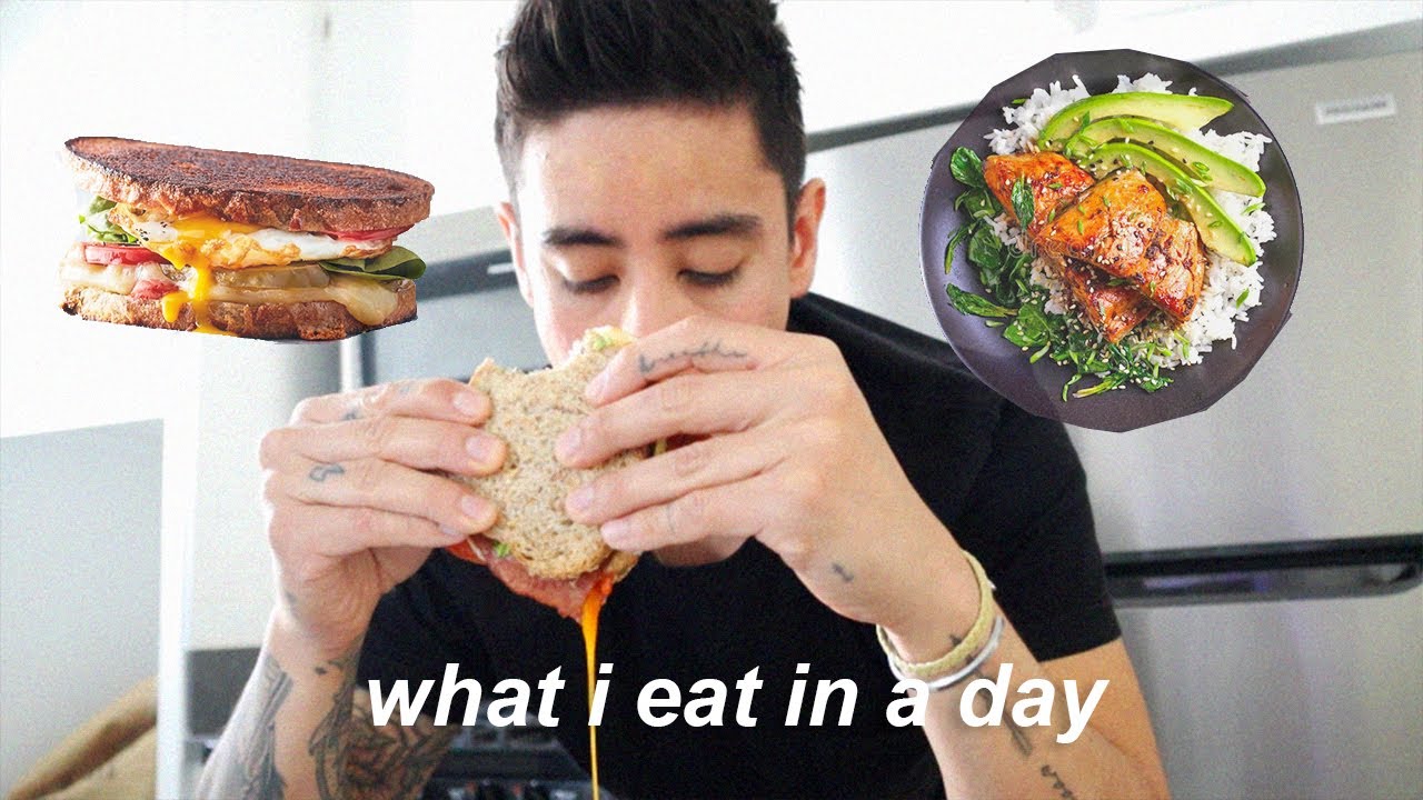 what i eat in a day - full day of eating (easy, simple meals in under 10 mins) | jairwoo