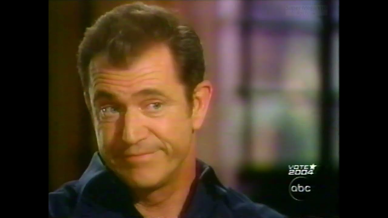 Mel Gibson's Passion -  Primetime with Diane Sawyer (16th February 2004) Full Interview - HD Upscale