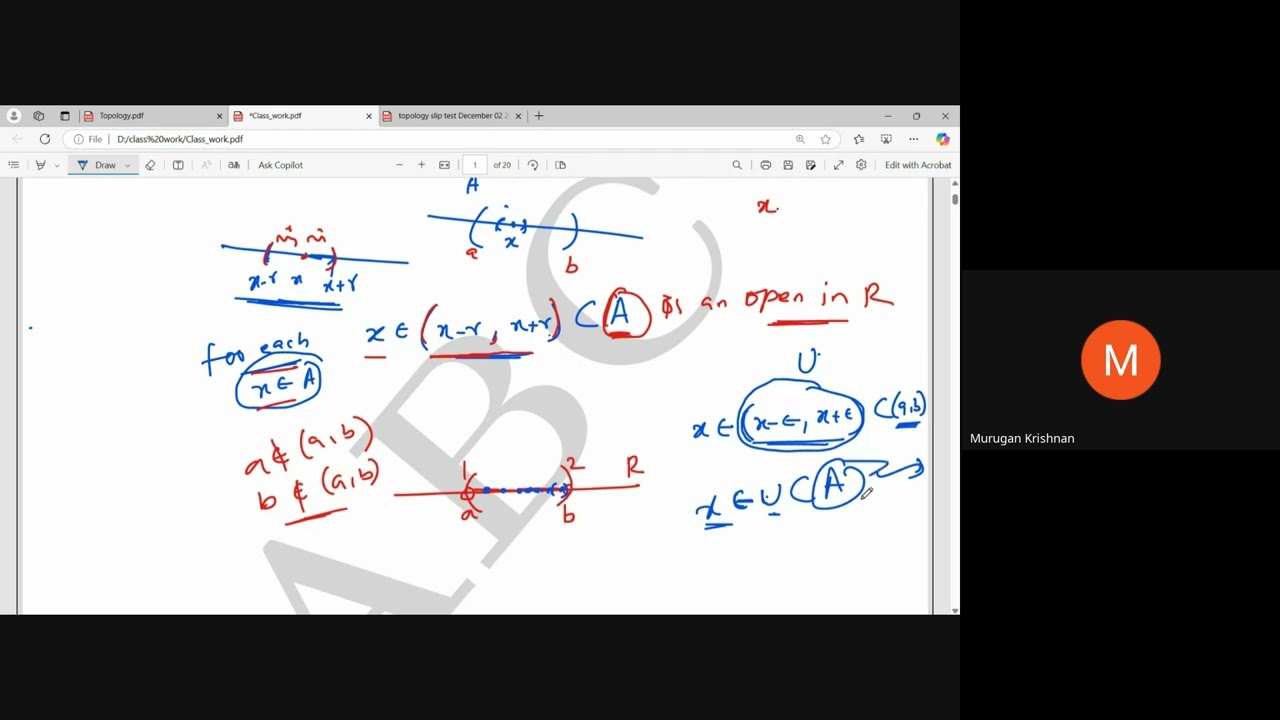 PG TRB MATHS | New Syllabus | Day 4 Topology- Closed sets and Limits 