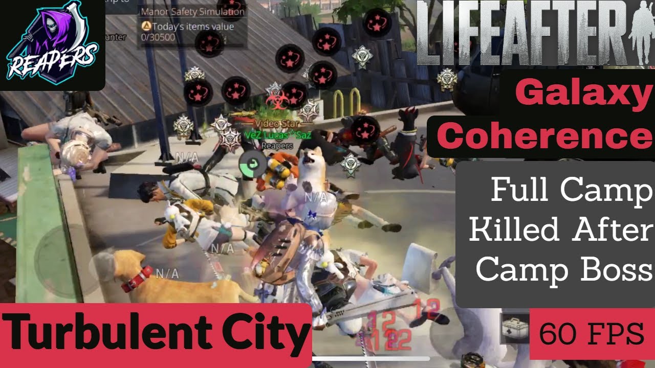 Turbulent City | Camp boss raid toxic camp Galaxy | Nice camp coherence | LifeAfter