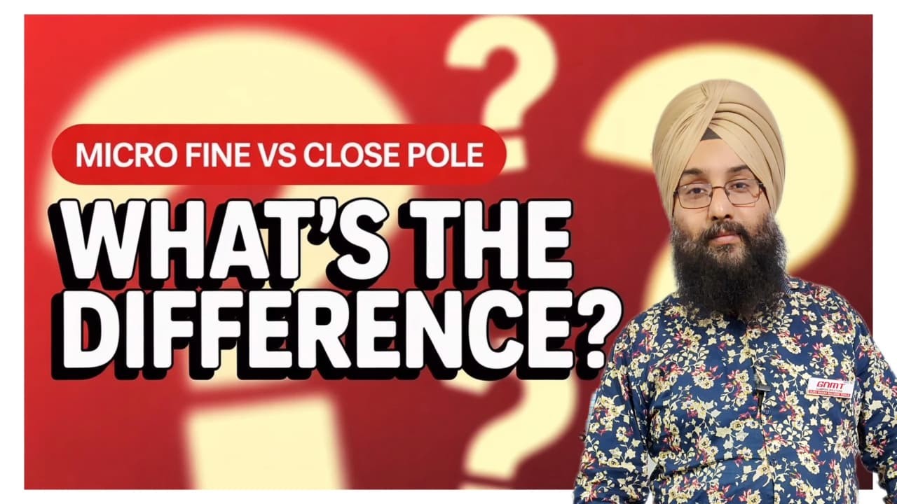 Confused Between Micro Fine & Close Pole?Watch This First!#viral #trending #foryou #explorepage #yt