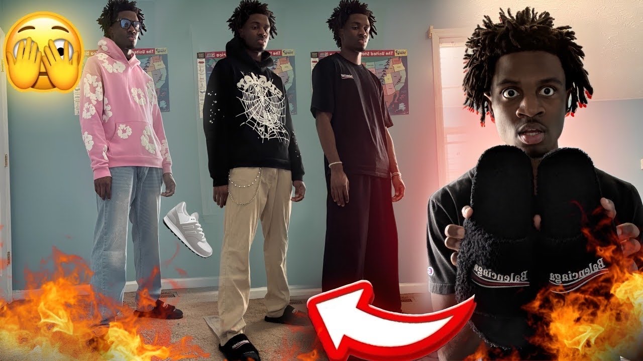 Как создать образ с меховыми сандалиями Balenciaga &laquo;черный&raquo;: вдохновение 💕🔥🤯💪🏾