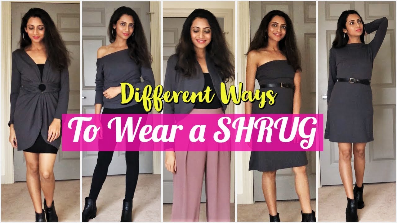 How To Wear a Long SHRUG In Different Ways | 1 Shrug 5 Styles | Himani Aggarwal