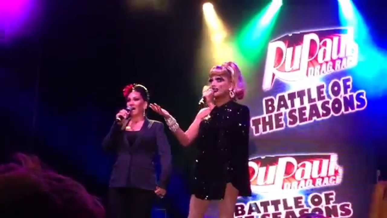 Bianca Del Rio & Michelle Visage @ RuPaul's Battle of the Seasons. CapitalPride Ottawa Aug 23