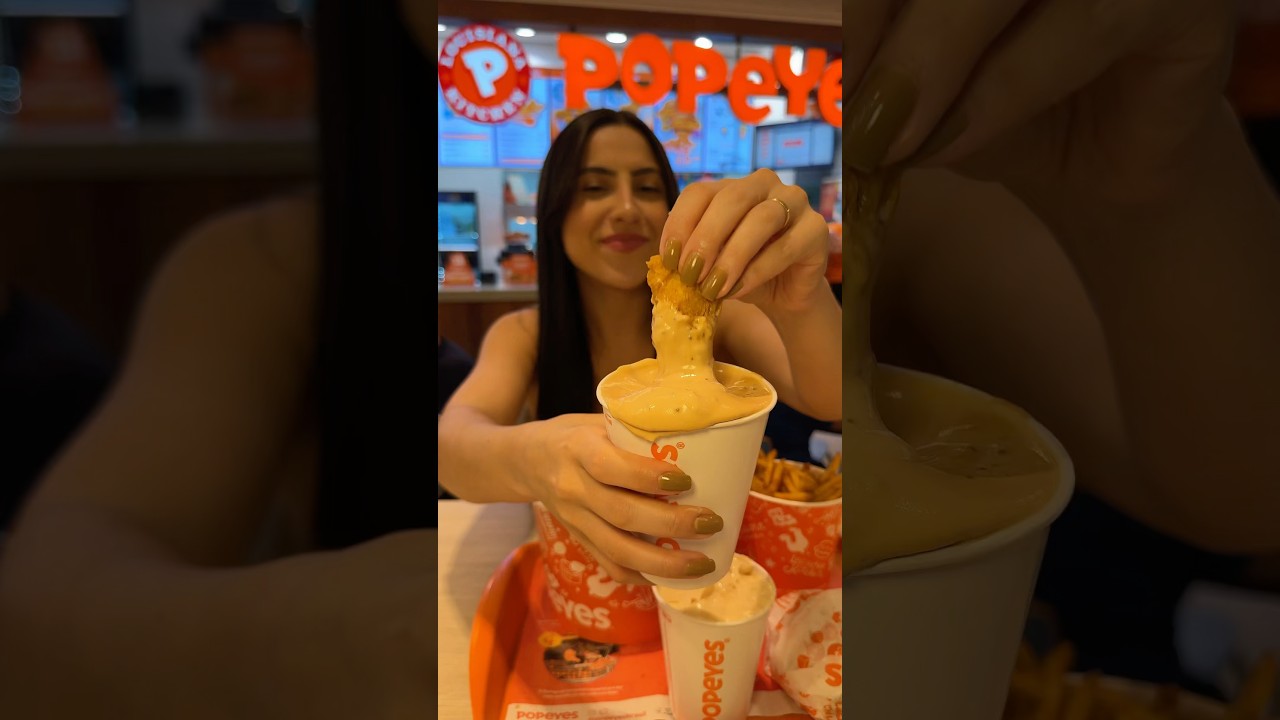 O COP&Atilde;O DE MOLHO MAIS VIRALIZADO DO MUNDO CHEGOU NO BRASIL! EDI&Ccedil;&Atilde;O LIMITADA DO POPEYES #novidades
