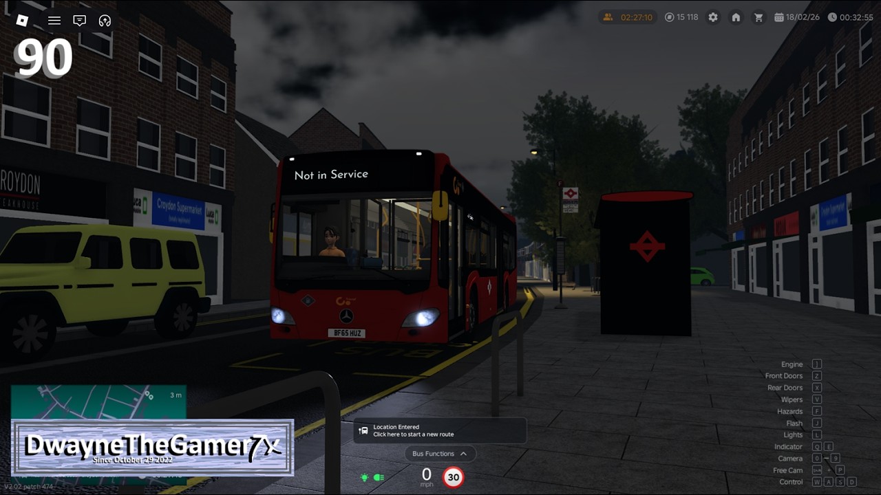 Gameplay 90 | Roblox Croydon London Bus Simulator