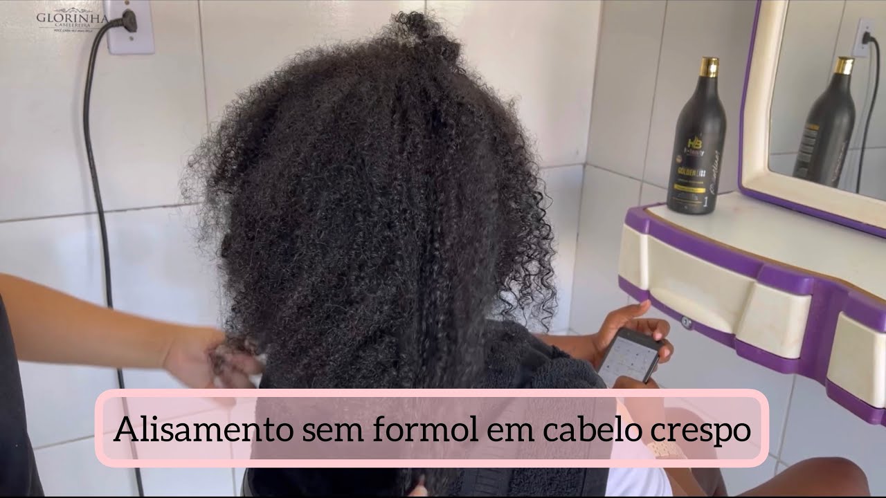 PROGRESSIVA SEM FORMOL EM CABELO CRESPO - COMI ALISAR DE PRIMEIRA UM CABELO CRESPO ?