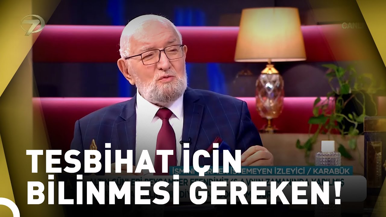 Tesbihat Yavaş Mı Hızlı Mı Yapılmalı? | Necmettin Nursaçan'la Cuma Sohbetleri