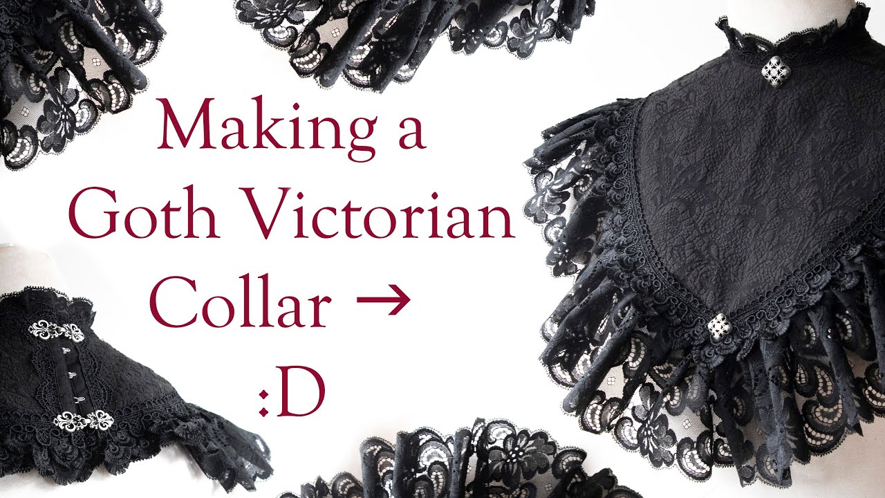 I made a gothic novel inspired collar