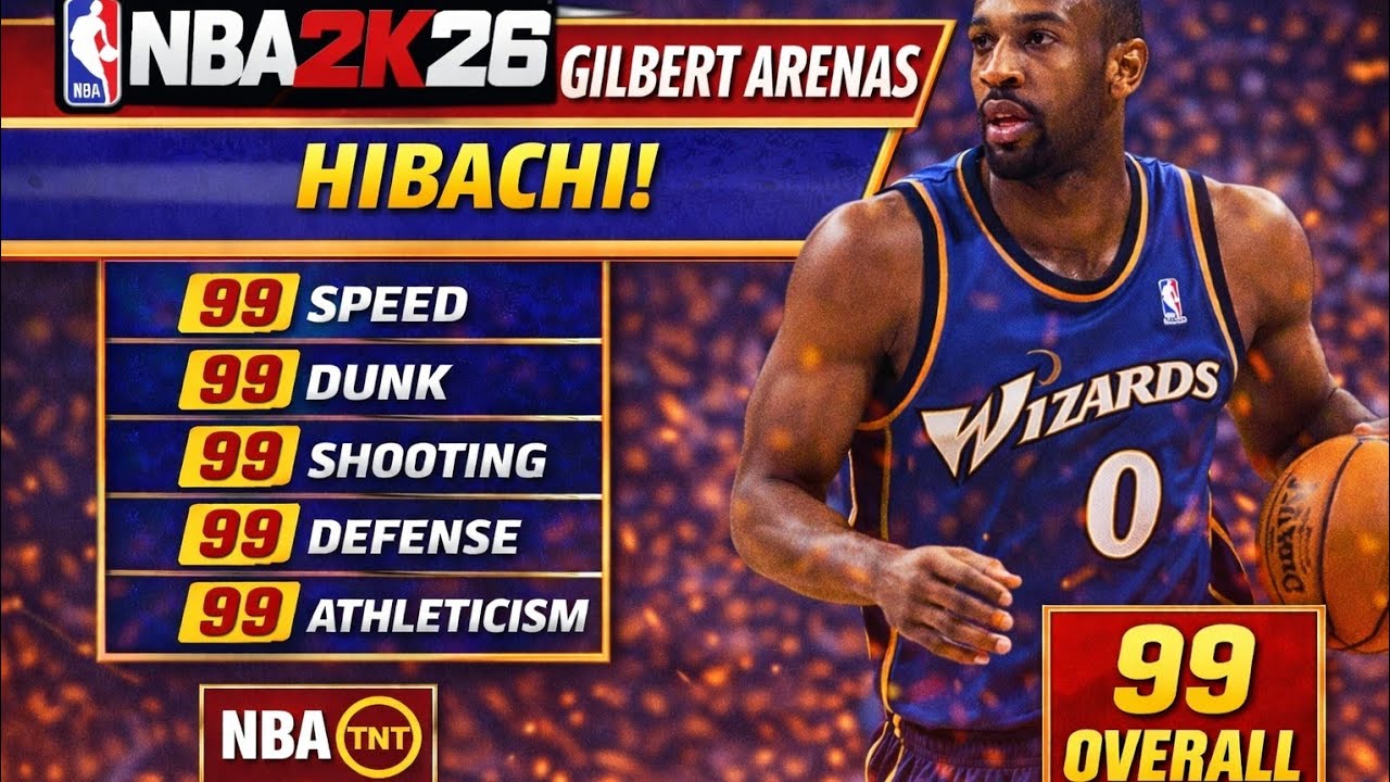 NBA 2K26 Gilbert Arenas build Is A PURESCORER!!!!!