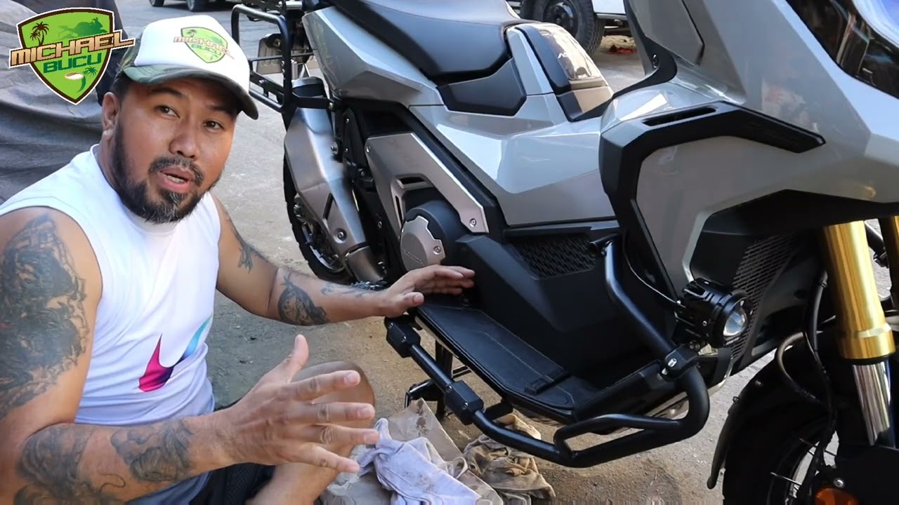 DIY..how to change oil honda xadv750