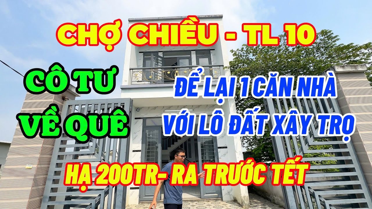 🌟NHÀ SHR NGAY SAU LƯNG CHỢ CHIỀU ĐỨC HÒA HẠ 📐 Diện tích: Ngang 5m x 26m (đất dài – cực hiếm khu chợ)
