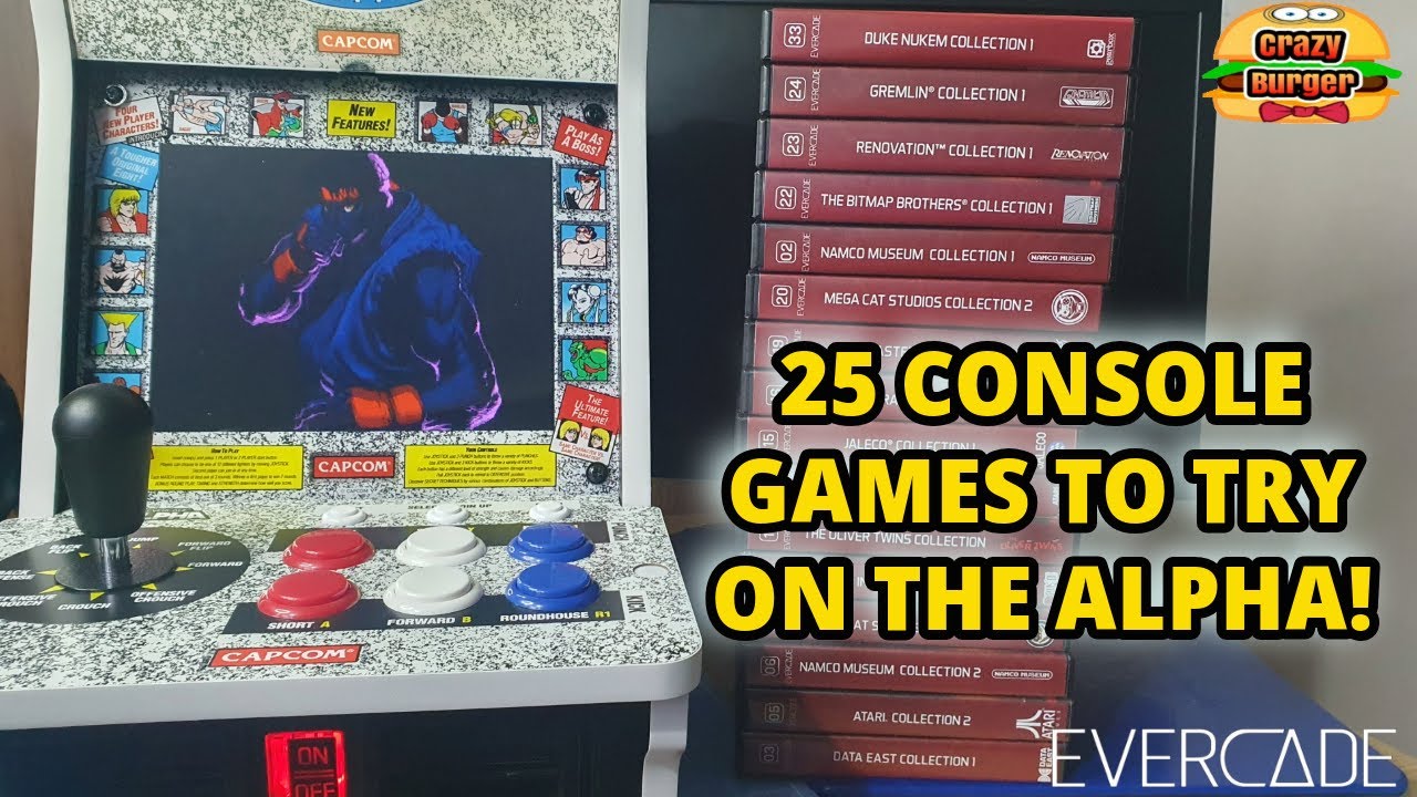 25 Evercade Red Cart (Console) Games to Try On the Evercade Alpha!