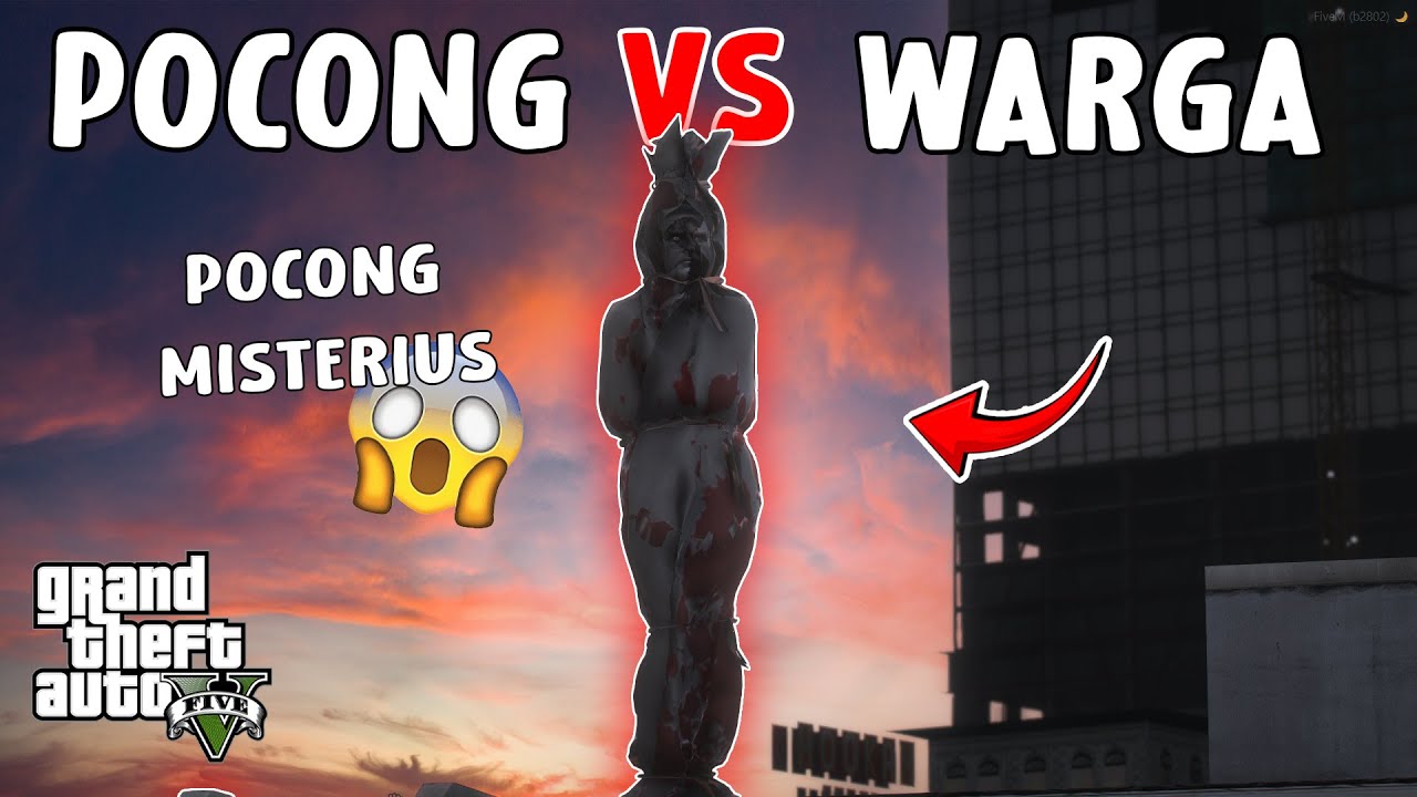 PRANK JADI POCONG VS WARGA - | GTA 5 ROLEPLAY INDONESIA