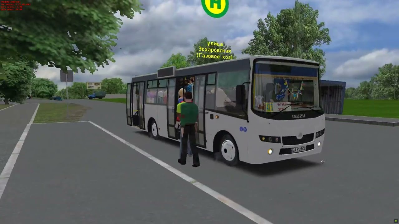 Omsi 2. Маршрут 473, Эсхар-Чугуев. Автобус Ataman A092H2