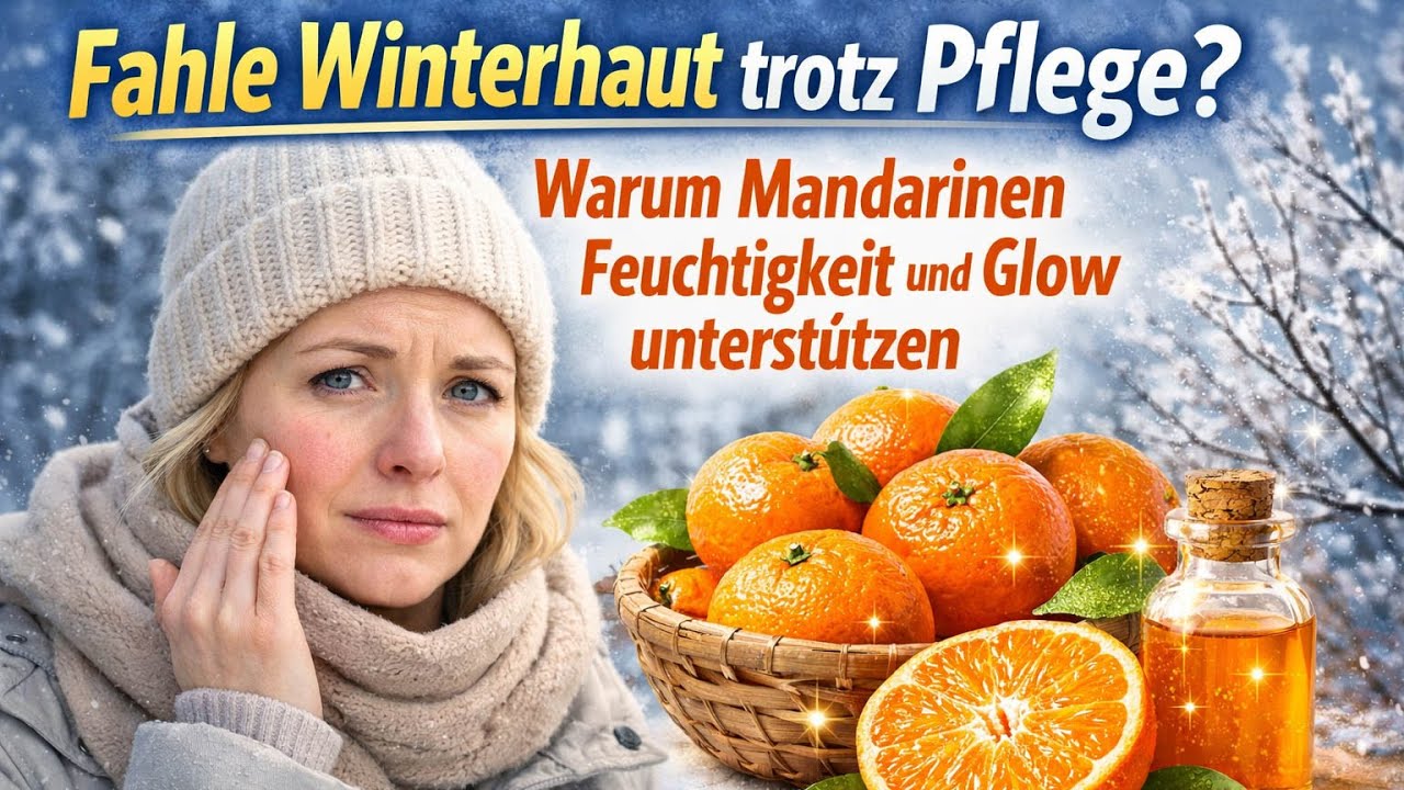 Kalte Luft, Heizung, matte Haut — wie Mandarinen deine Ausstrahlung retten