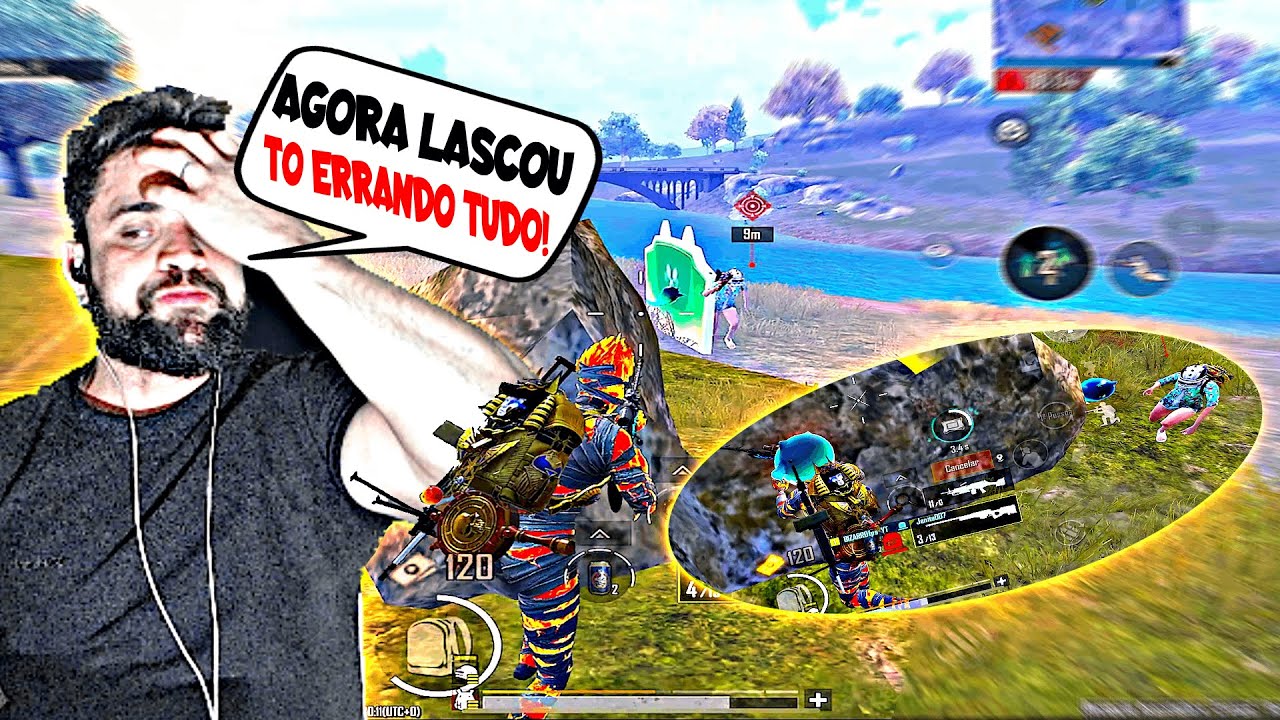 DESAFIO JOGAR DE RAMBÃO E SNIPER R$5 POR ABATE NO PUBGMOBILE
