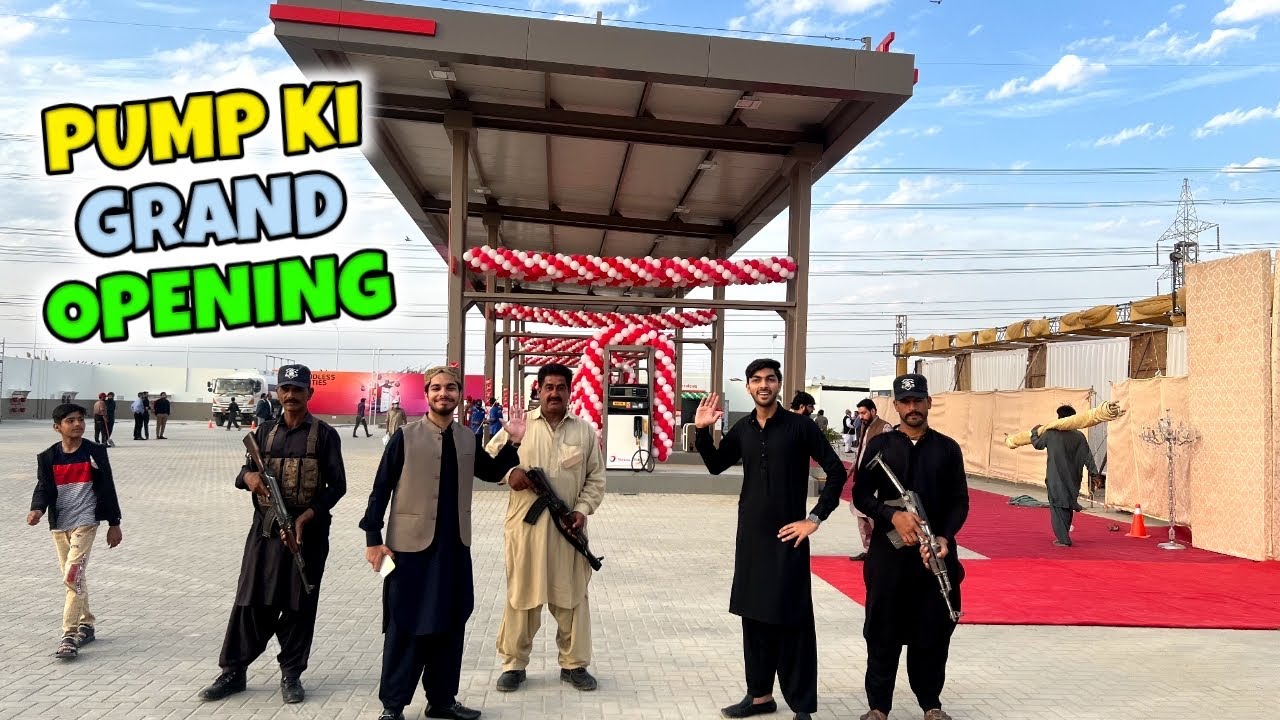 Aaj hum log Petrol pump ki grand opening per chale gaya ⛽️😍