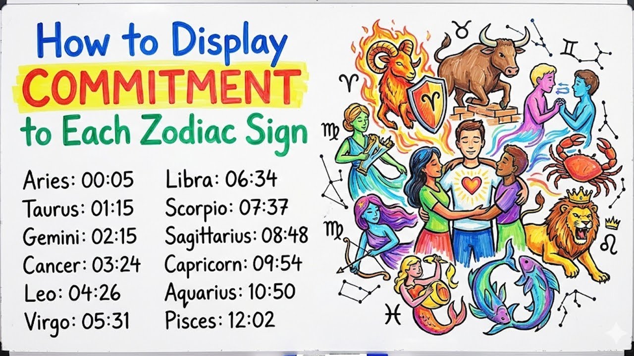How to Display Commitment to Each Zodiac Sign