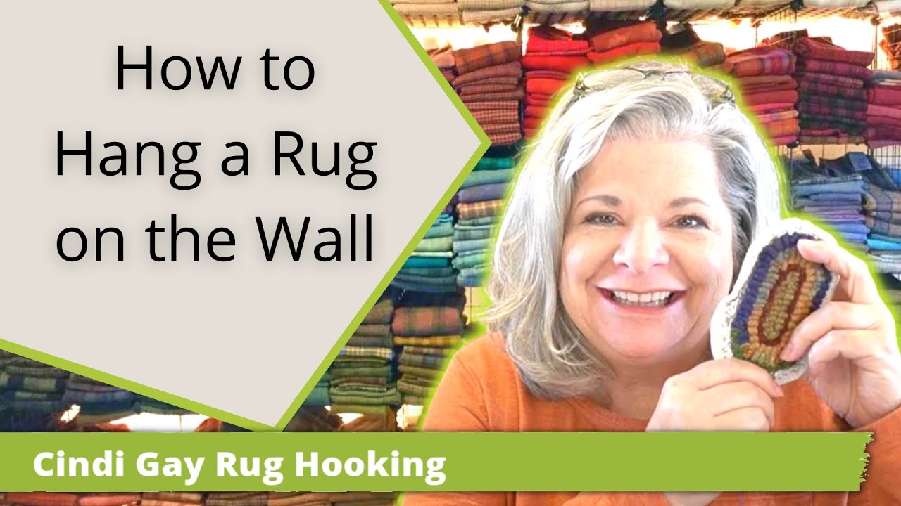 How to hang a rug on the wall