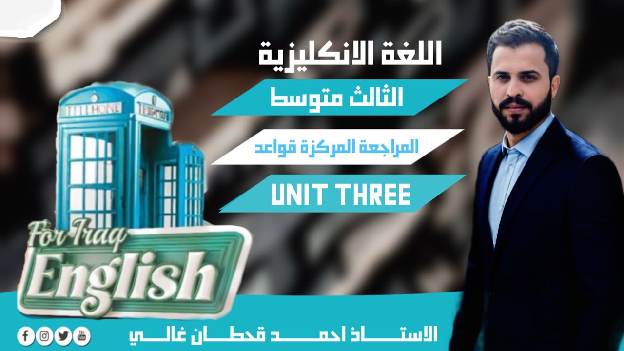 المراجعة المركزة ( قواعد اليونت الثالث ) الصف الثالث متوسط