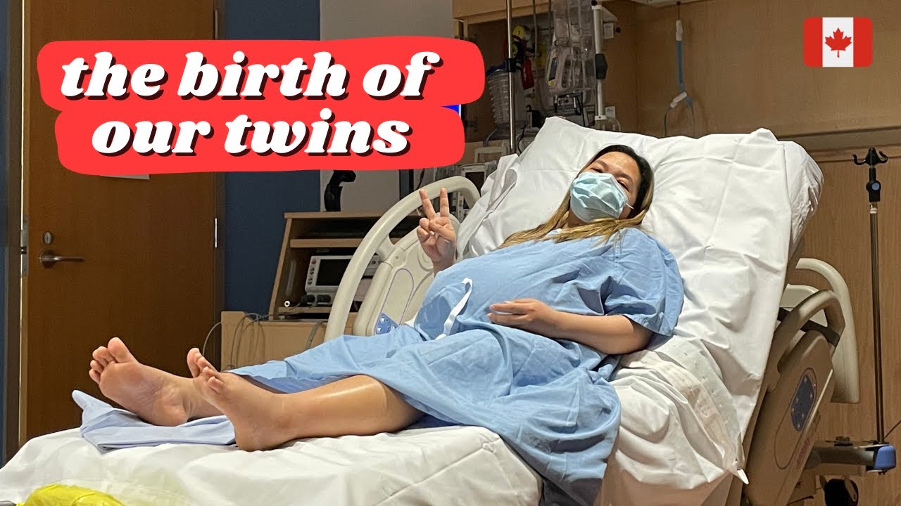 BIRTH VLOG: The birth of our twins at St. Michael's Hospital, Toronto | Twin Pregnancy