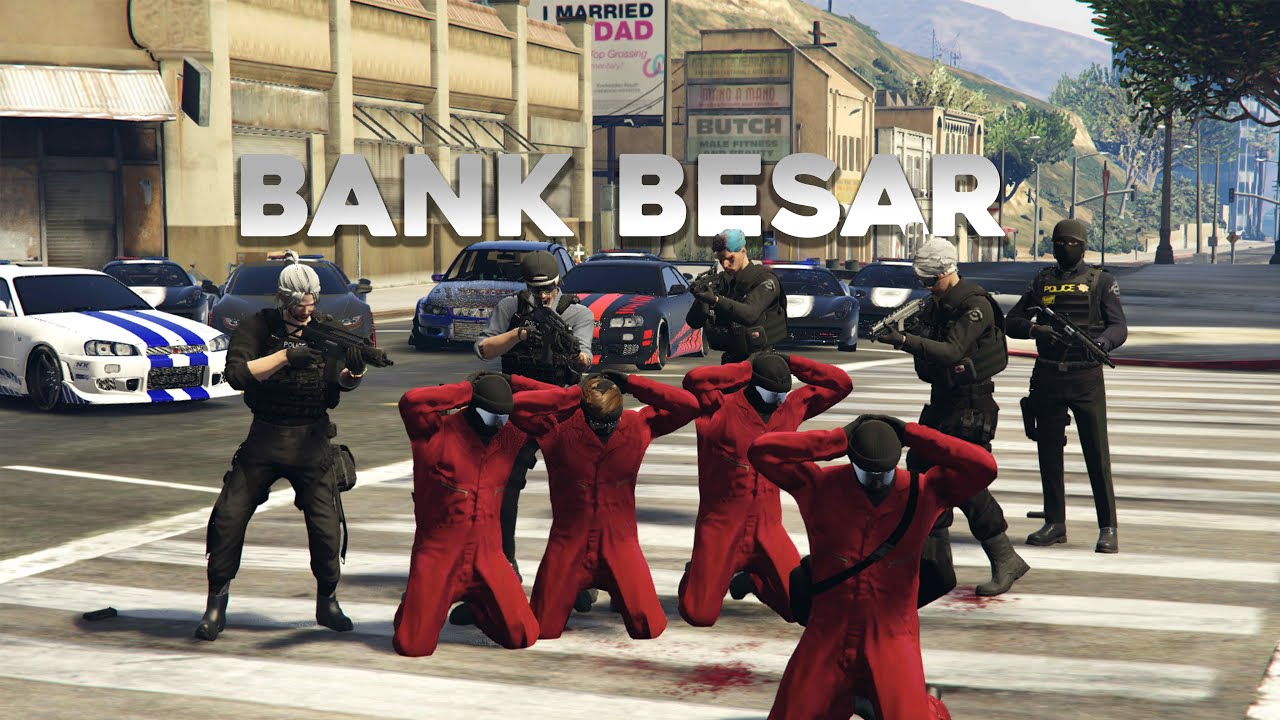 PENGEJARAN TERHADAP PERAMPOKAN BANK BESAR!!! 😱 || GTA 5 ROLEPLAY