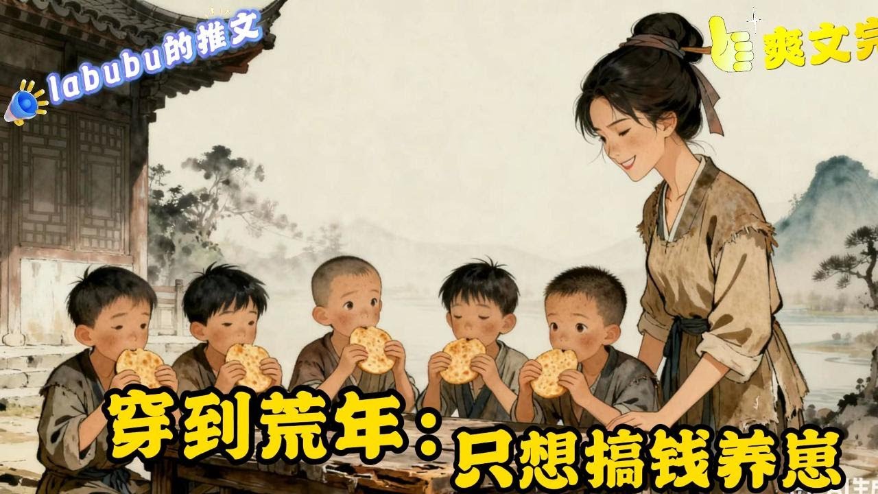 完结：【穿越+种田+从无到有+商城+家长里短+养崽】实现财务自由的高管顾巧巧，一朝穿越到了荒年，一看家底，除了几间破败的茅草屋一无所有，已经穷成这个鬼样子了，那就一心搞钱养崽子吧..#种田#系统#逃荒