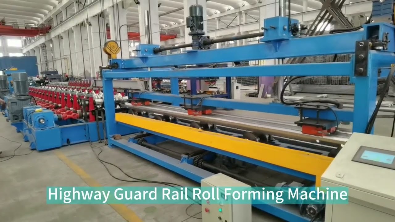 Revolutionize Road Safety with Our Advanced Highway Guard Rail Roll Forming Machine