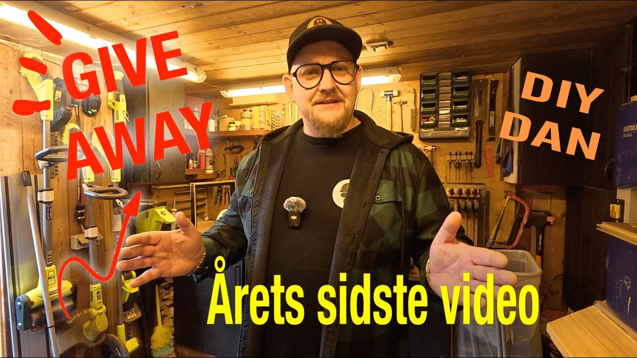 Ud i værkstedet - Afsnit 5 🪚 GIVE AWAY og DIY HYGGE 🎁🎄