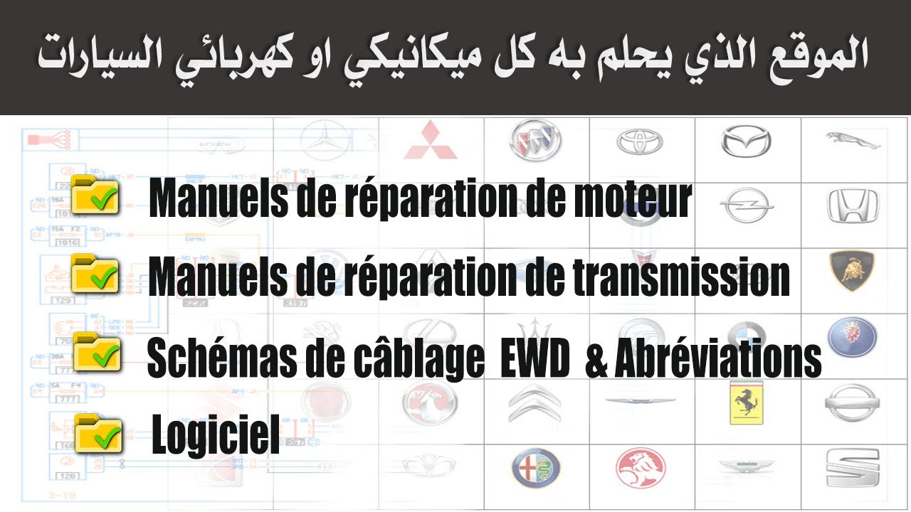 الموقع الذي يحلم به كل ميكانيكي او كهربائي السيارات