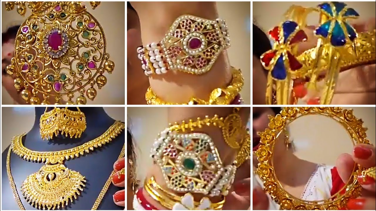 🔥🔥 চোখ ধাঁধানো Beautiful Gold Plated Jewellery And Antique Jewellery From Nilis Jewellery 🔥🔥