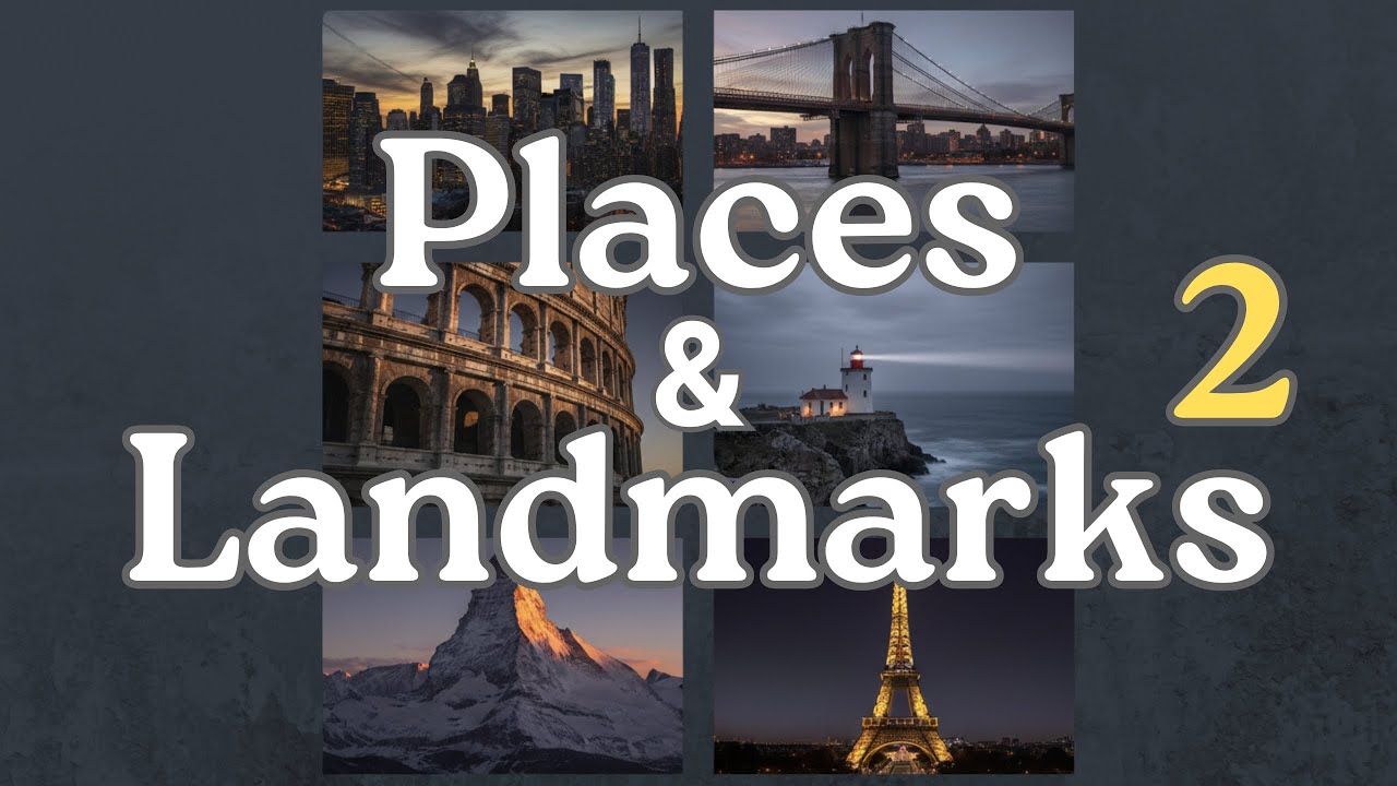 Native-Like English 🌐 Vocabulary for Places & Structures