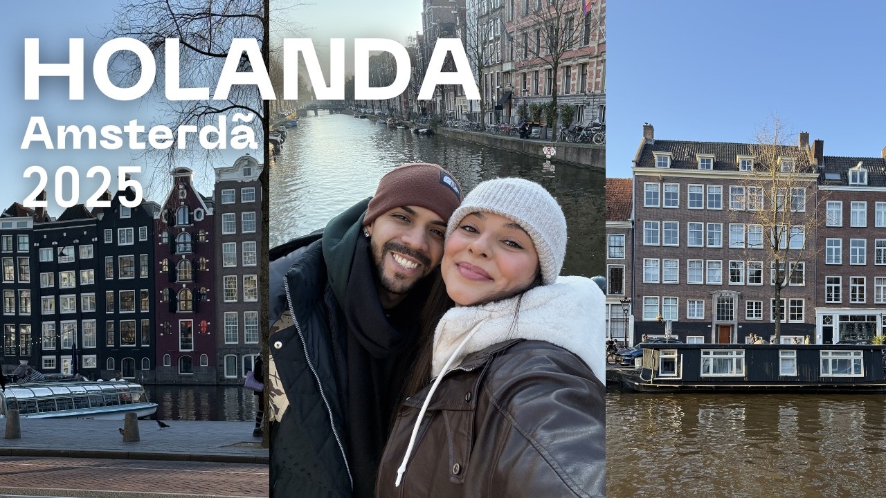 AMSTERDÃ no inverno 🇳🇱 Canais, Ajax, comida boa e Red Light District
