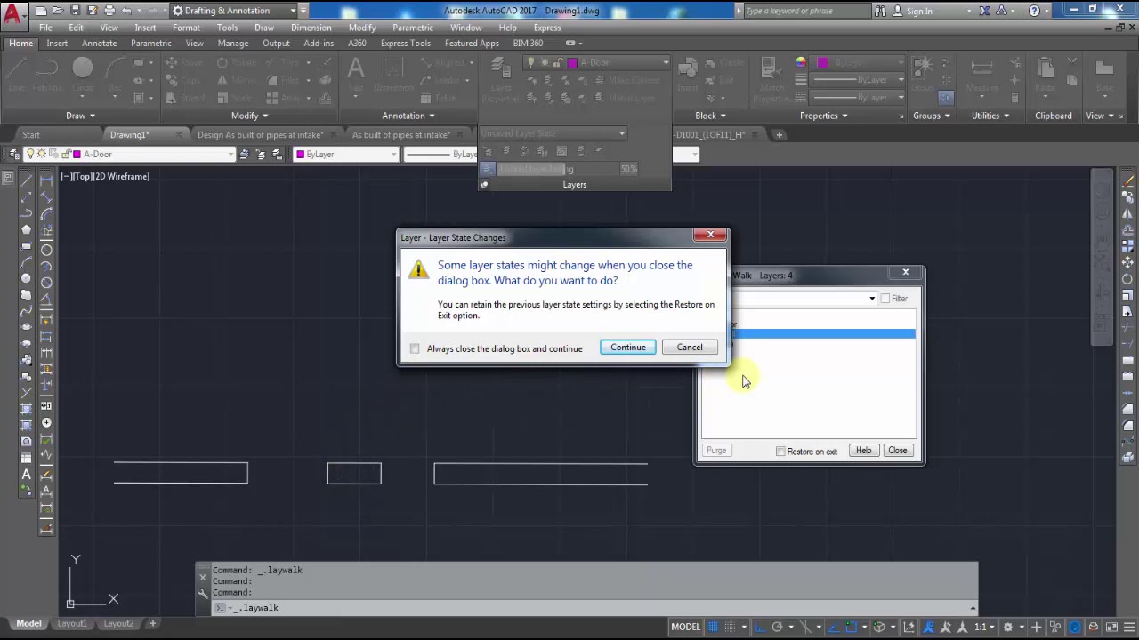 Layers Use of the LAYWALK(Layer walk) command in AutoCAD Urdu/Hindi in detail