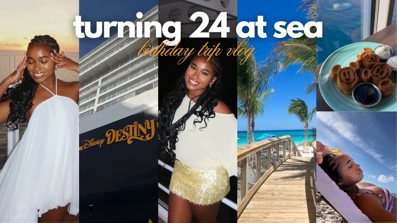 Travel vlog | Birthday Trip to the Bahamas🇧🇸Disney's New Destiny Ship, Relaxation Experiences +More!