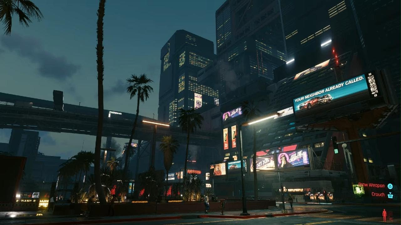Cyberpunk 2077 Taking A Walk Around Night City Part 1 PS5